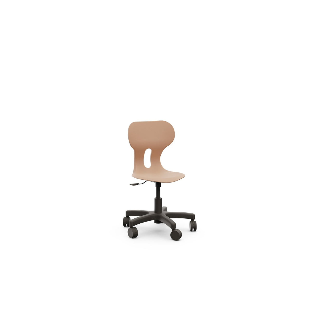 Lia Mini Lift Drehstuhl, Kunststoffschale – Hellterracotta
