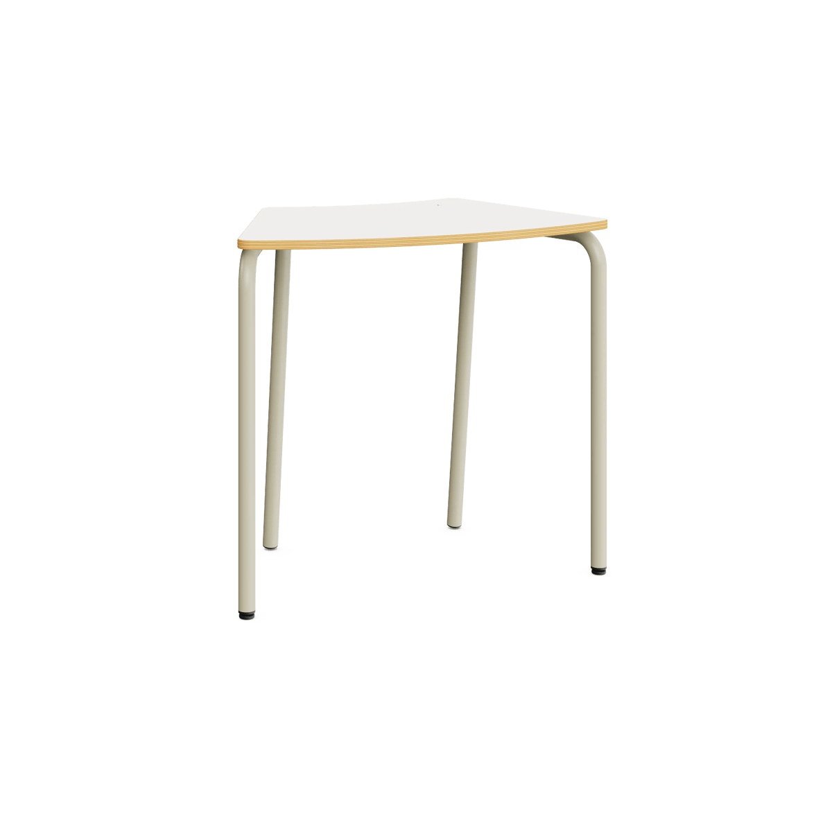 Octa Freiformtisch, klappbar – Weiß / 77 cm