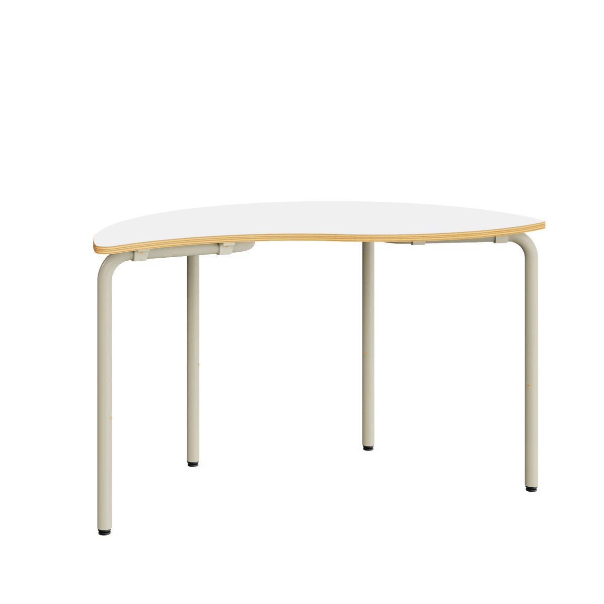 Yang Freiformtisch – Weiß / 77 cm