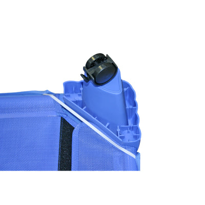 Spannlaken für Kinderliege, blau