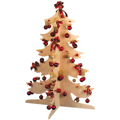 Tannenbaum aus Holz, groß