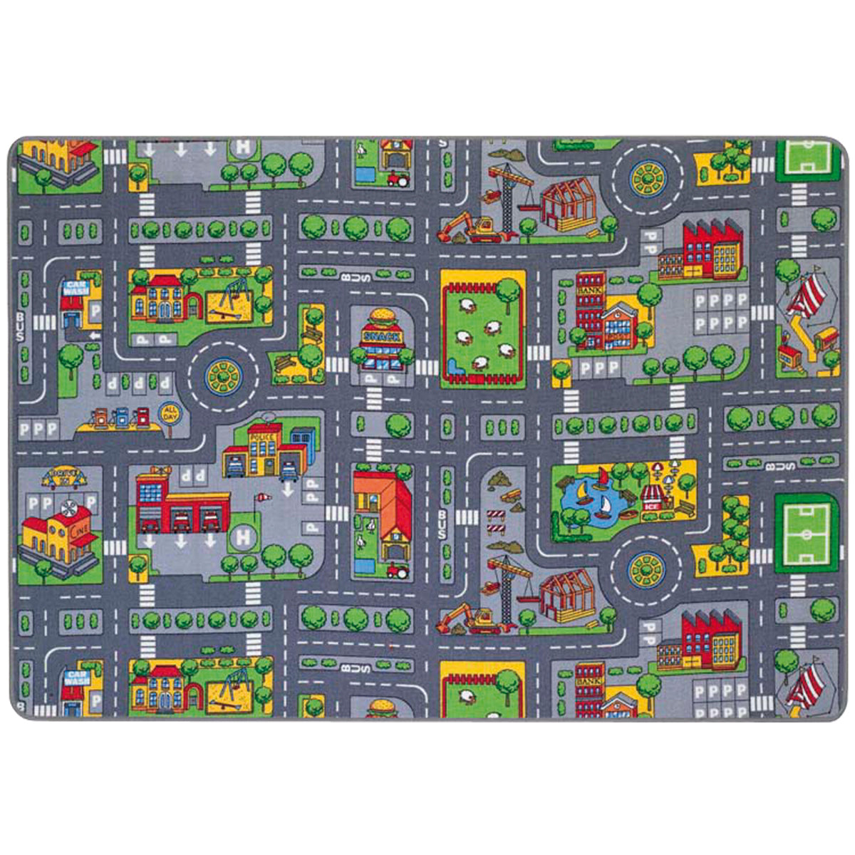 Verkehrsteppich, 140 × 200 cm
