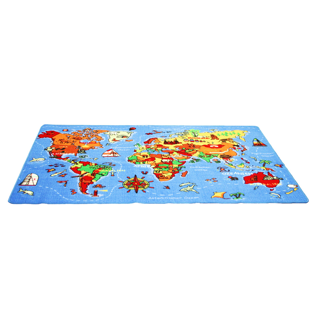 Spielteppich „Welt“, 140 × 200 cm