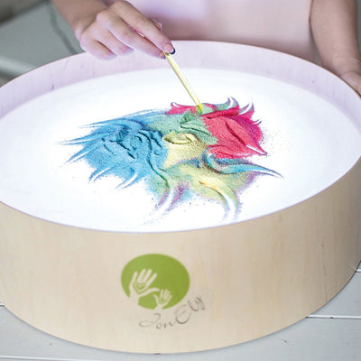 Leuchtkübel für Sandmalerei, Ø 47 cm
