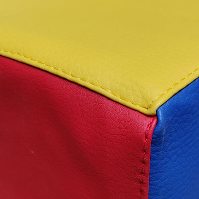 Hüpfpolster mit Federkern, Kunstleder