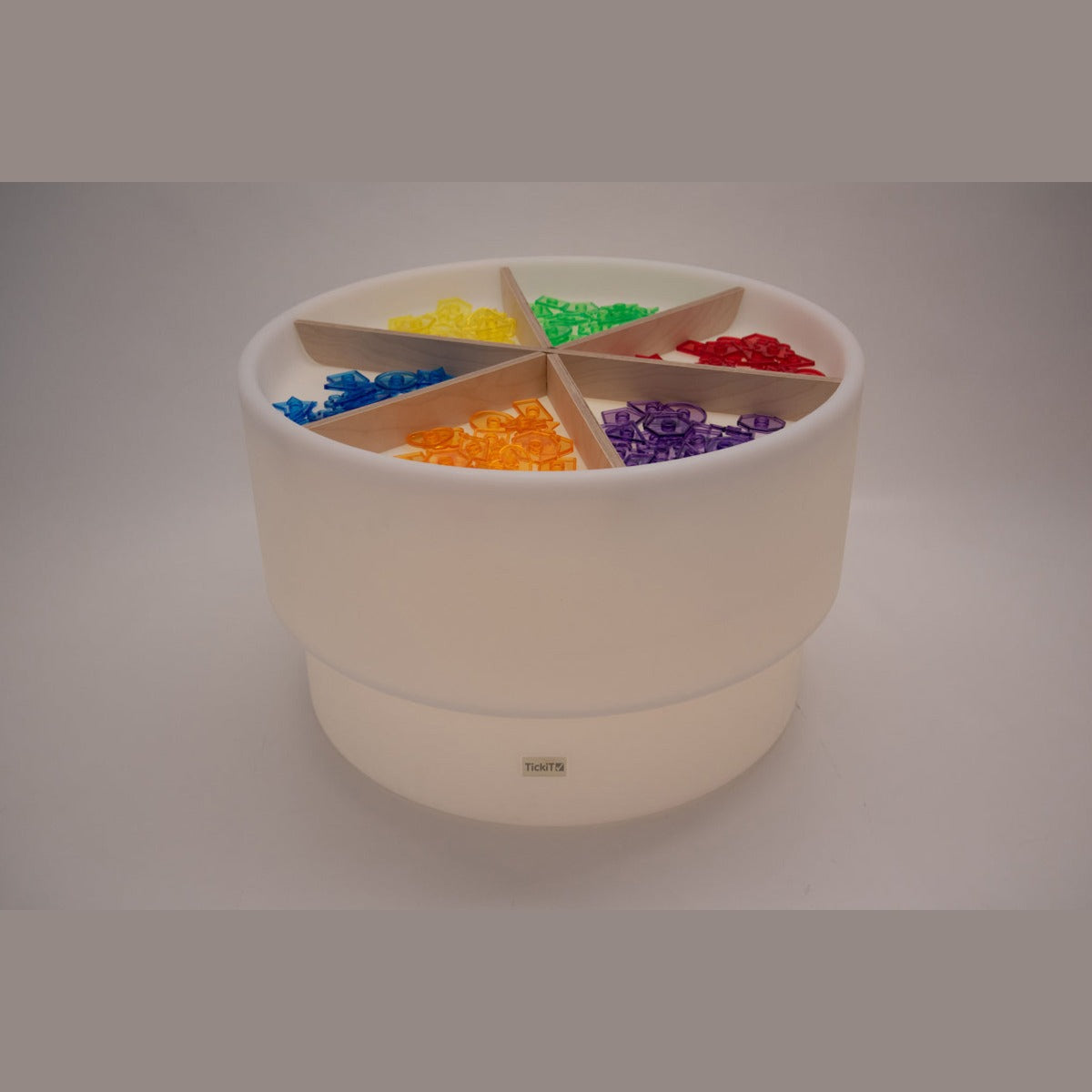 Runder Leuchttisch mit Akku, Ø 69 cm