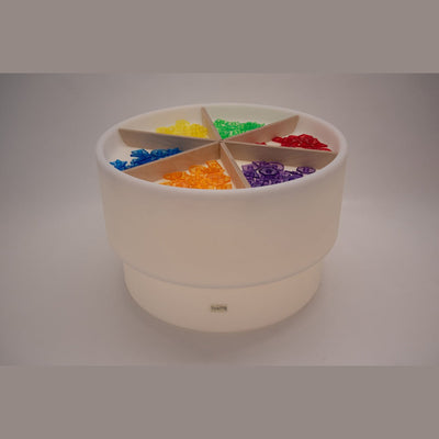 Runder Leuchttisch mit Akku, Ø 69 cm