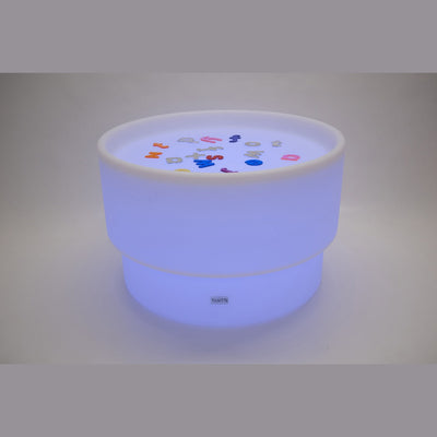 Runder Leuchttisch mit Akku, Ø 69 cm
