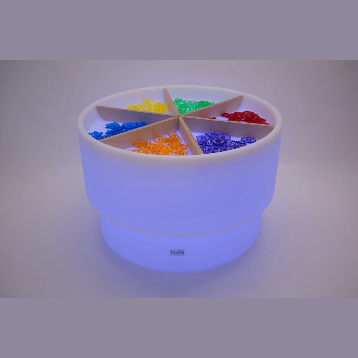 Runder Leuchttisch mit Akku, Ø 69 cm