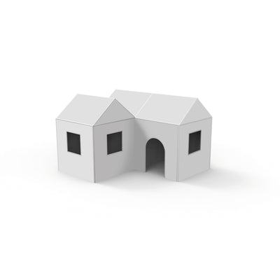 Spielhaus-Bausatz, 3er-Set