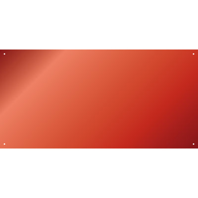 Farbige Spiegel, flach, 40 × 80 cm, 4er-Set