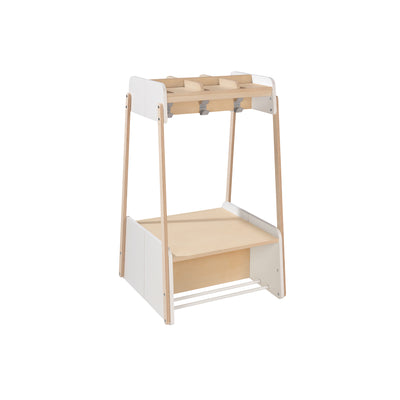 Kindergarderobe mit Sitzbank für 6 Kinder