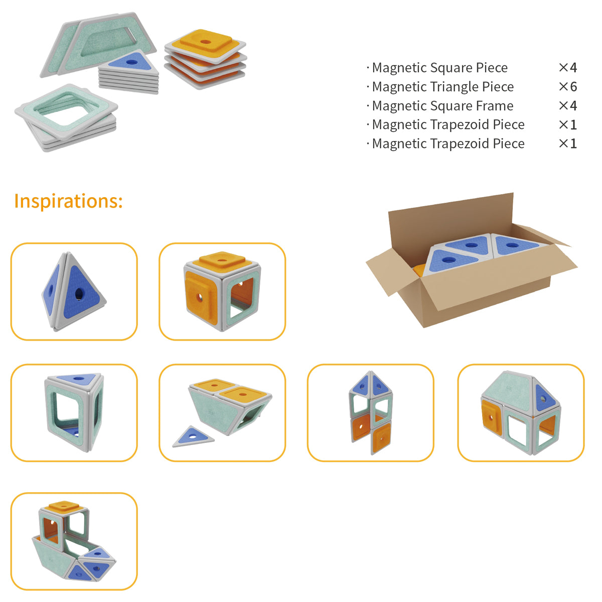 MagniWorld Einsteigerset, 16 Teile