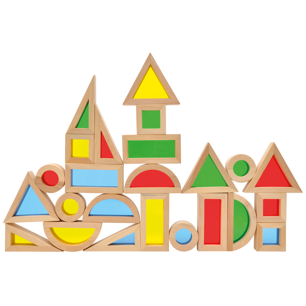 Regenbogen-Blocks, 24 Teile