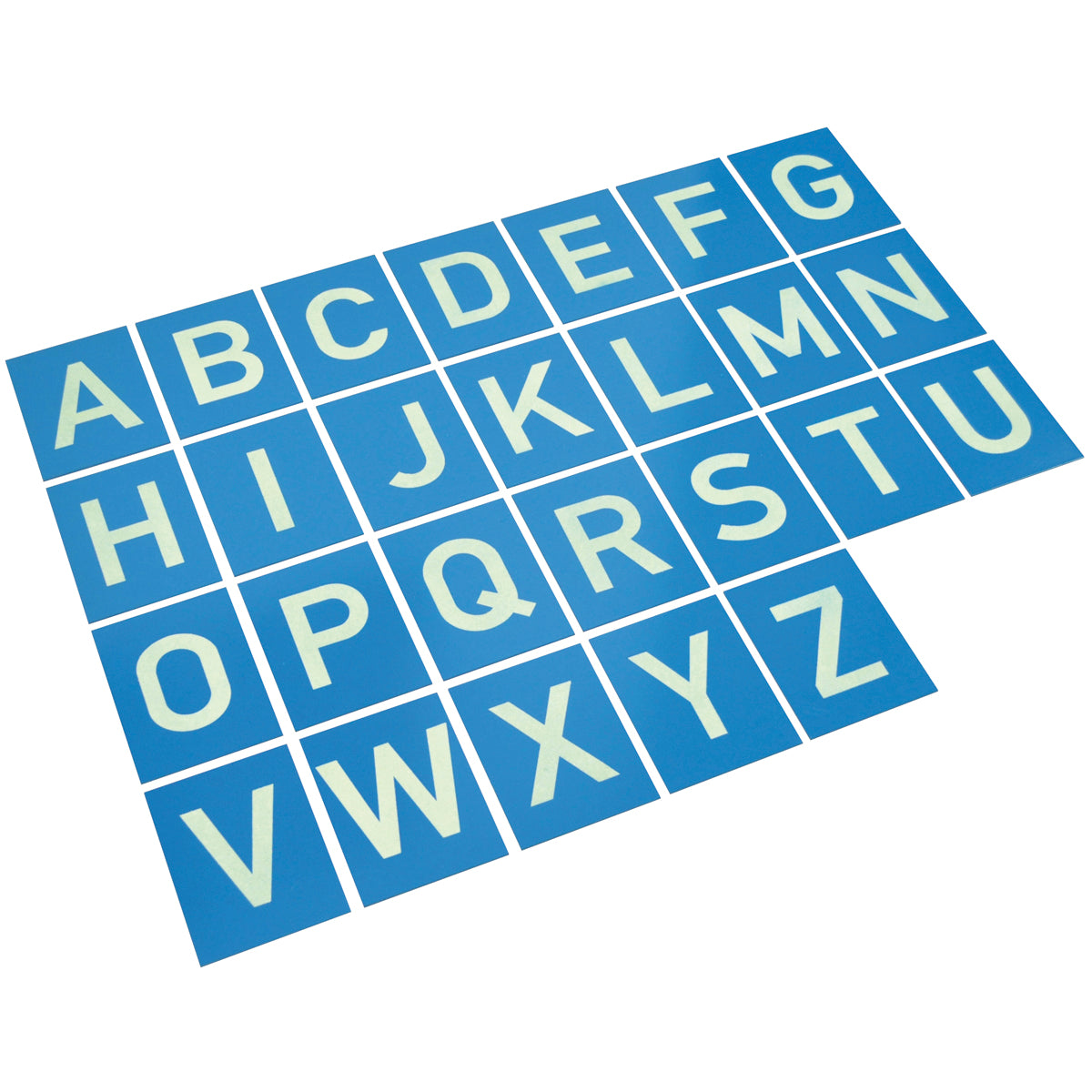 Sandpapierbuchstaben A–Z