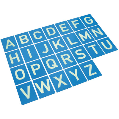 Sandpapierbuchstaben A–Z