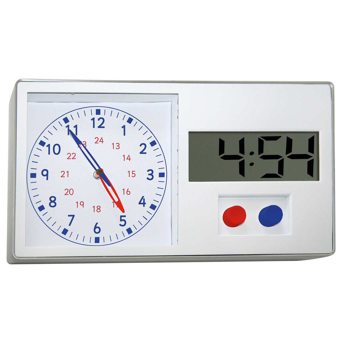 Dual-Lernuhr analog und digital
