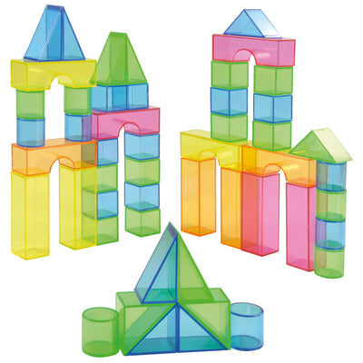 Transparentblocks, 50 Stück