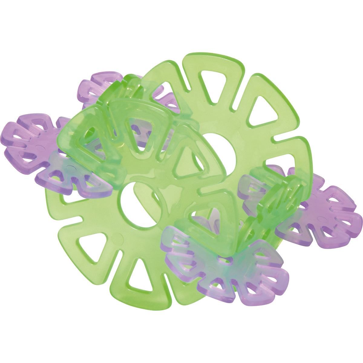 Steckblumen transparent, 640 Teile