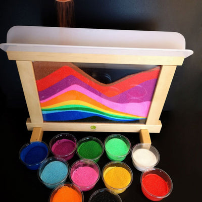 Kreativ-Rahmen mit Sand – Bild 4