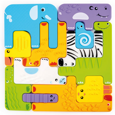 Sensorik-Puzzle Tiere, 12er-Set – Bild 2