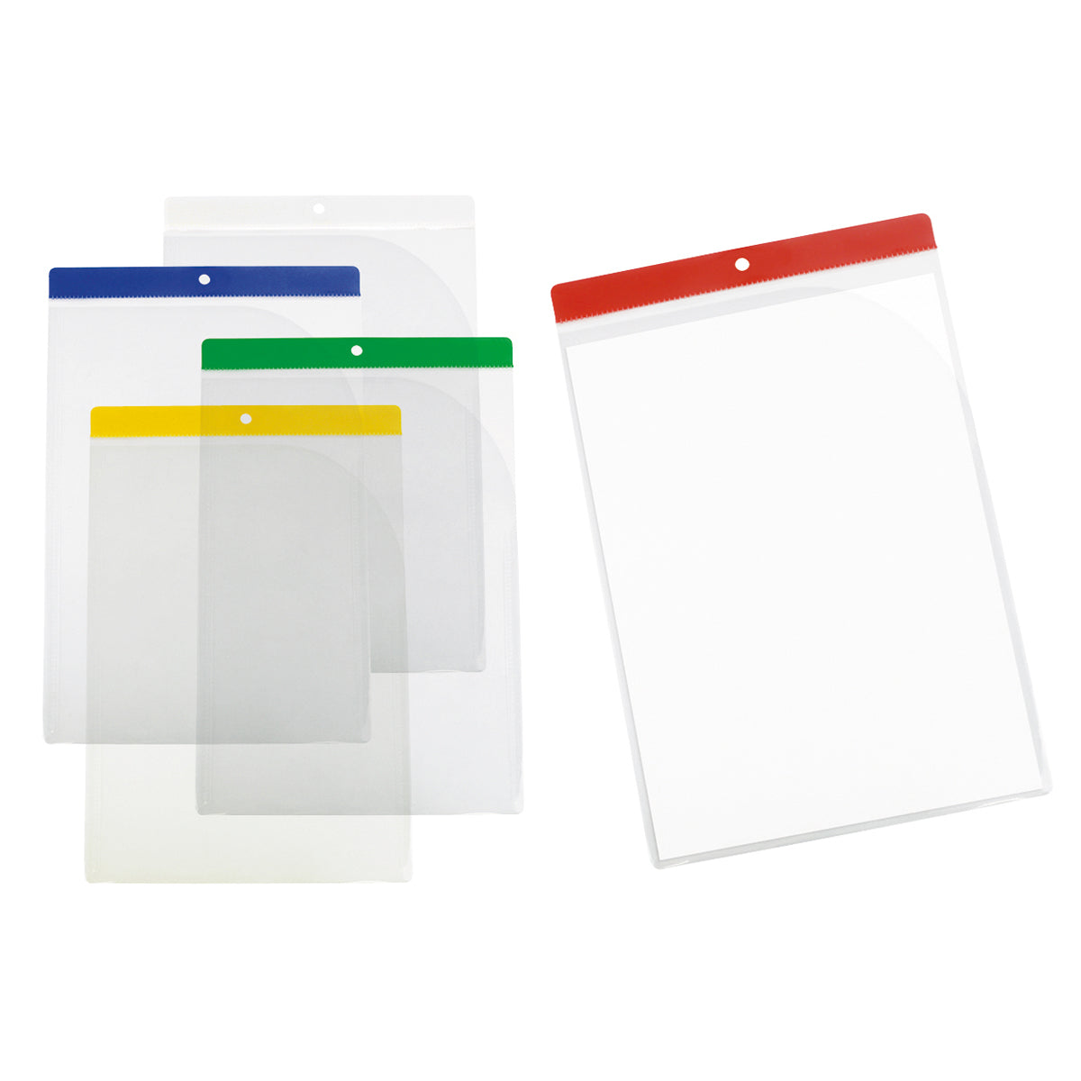 Einstecktaschen A4, selbsthaftend, 5 Stück