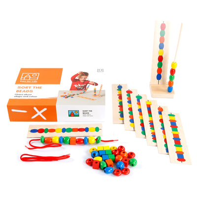 Fädelspiel „Sort the beads“