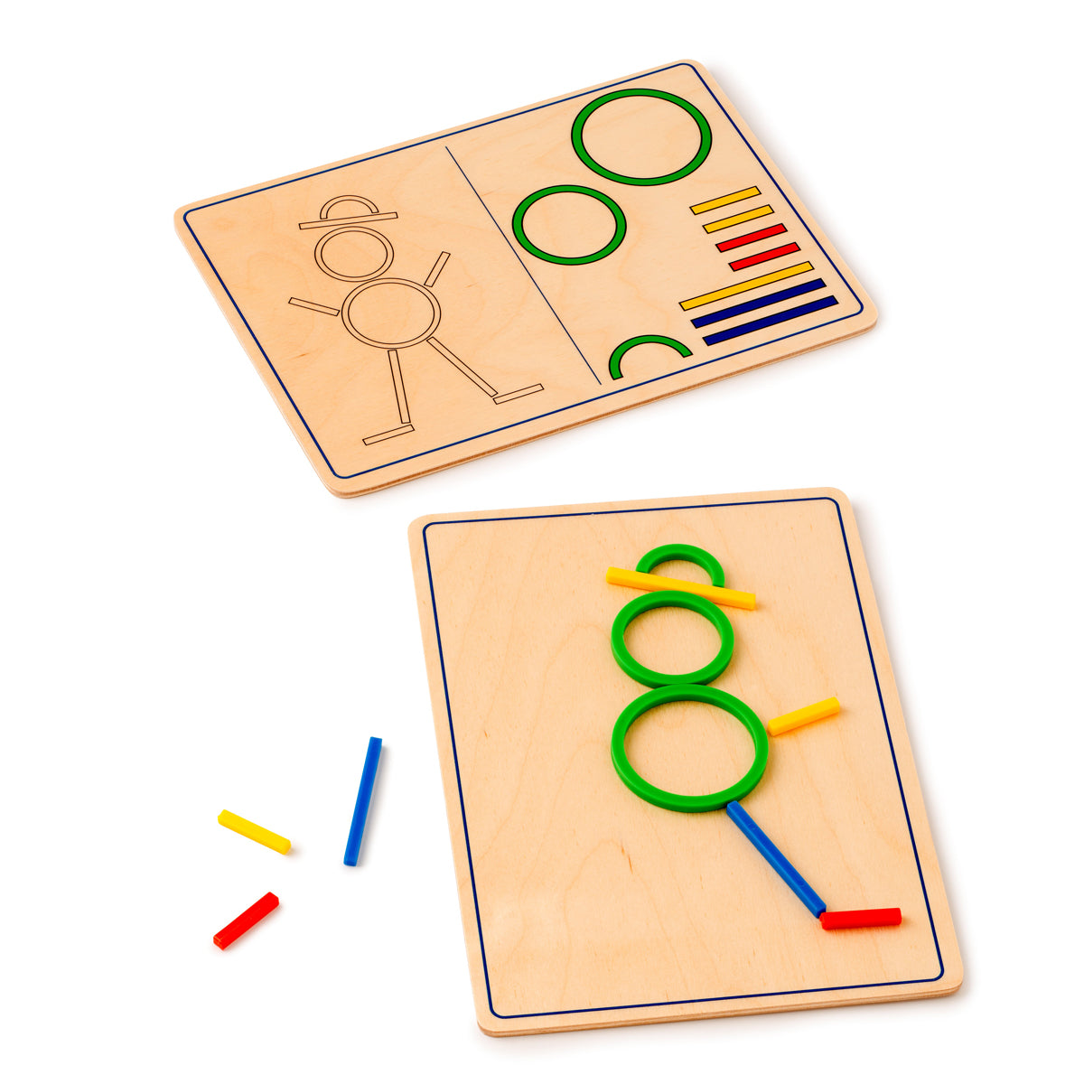 Rings and sticks – Ringe und Stäbe legen – Bild 2