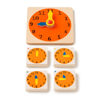 Uhrzeit-Lernspiel „What time is it?“