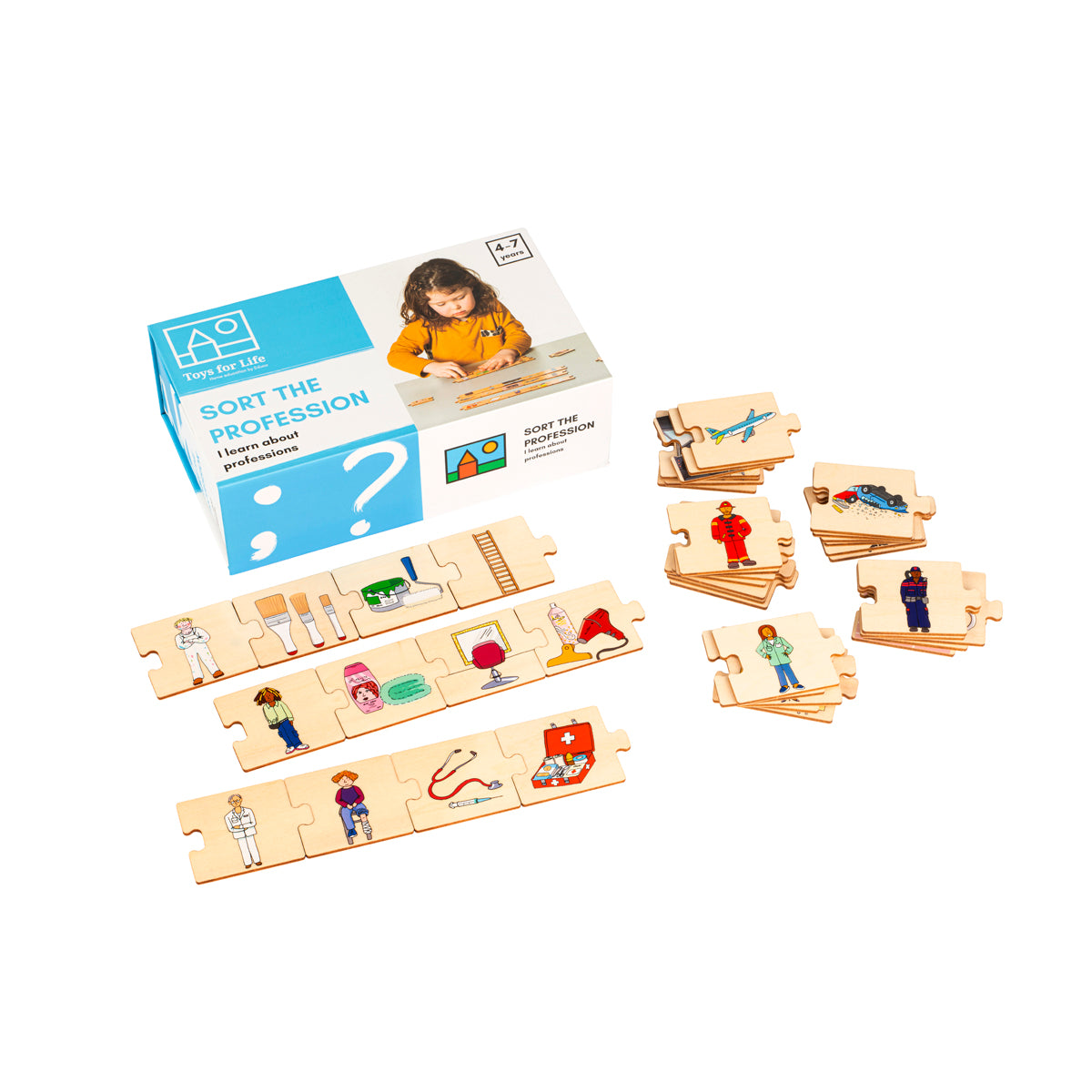 Sort the profession – Berufe-Puzzle