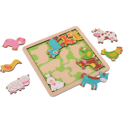 Holzpuzzles, 5er-Set – Bild 2
