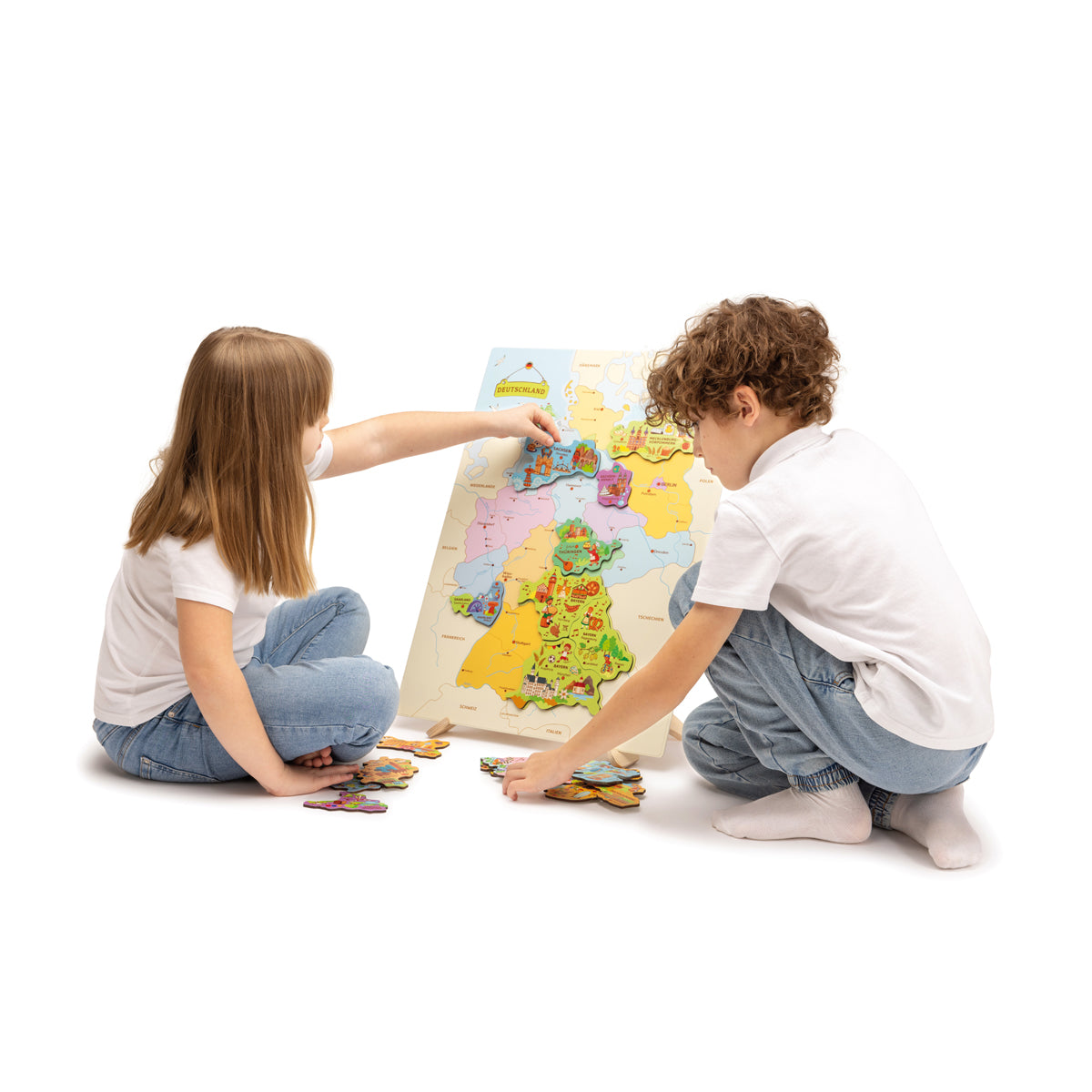 Magnetpuzzle Deutschlandkarte