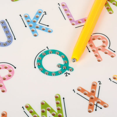 Magnet-Schreibtafel für Buchstaben und Ziffern – Bild 2
