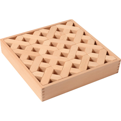 Holzbaukasten für Acrylsteine – X-Blöcke, 32 Teile