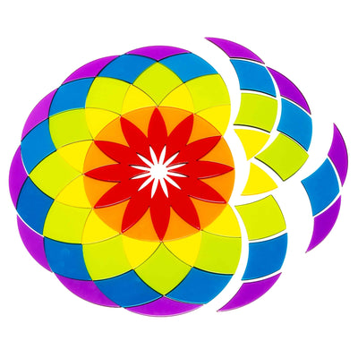 Acryl-Formen Mandala – Großes Mandala, 60 Teile