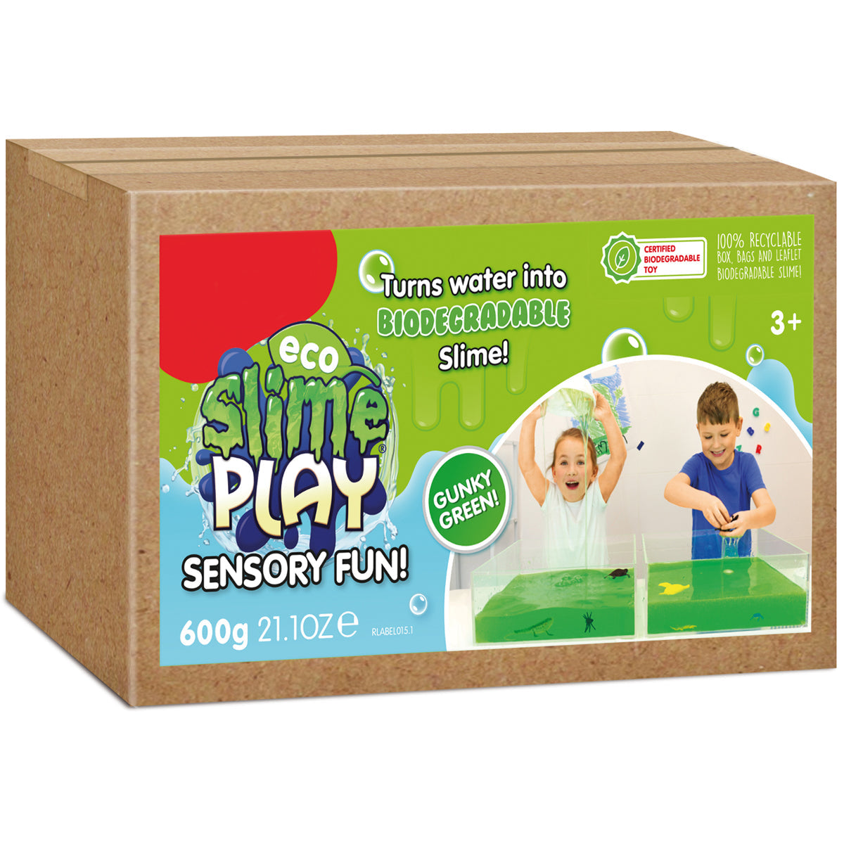 Spiel-Schleim grün, 12 Portionen