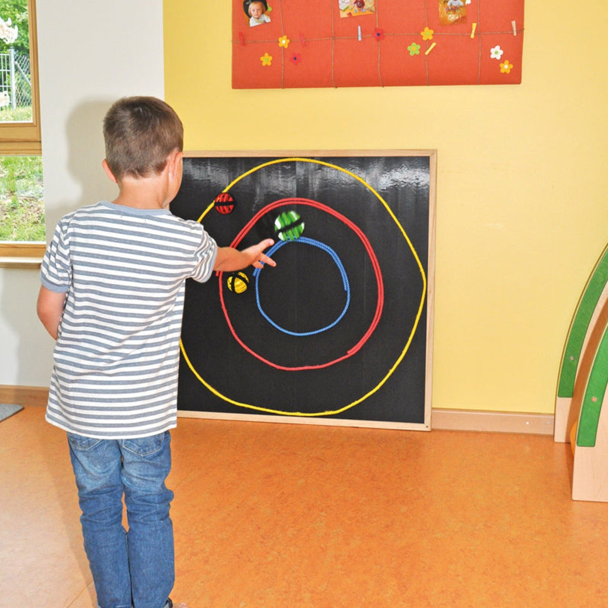 Klettboard, 70 × 70 cm