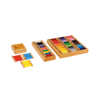 Montessori-Farbtäfelchen