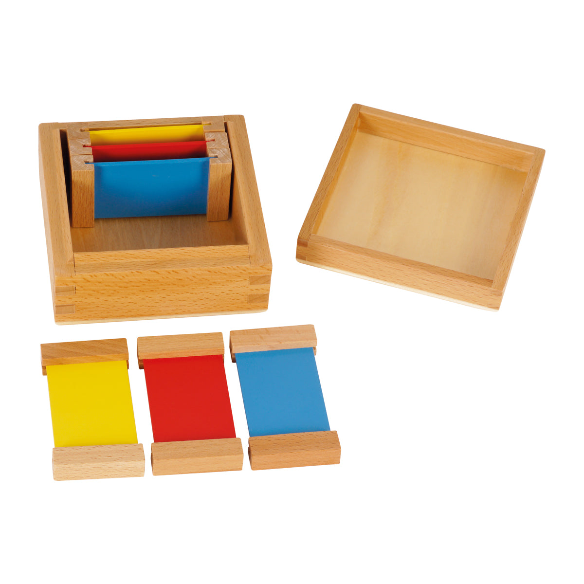 Montessori-Farbtäfelchen