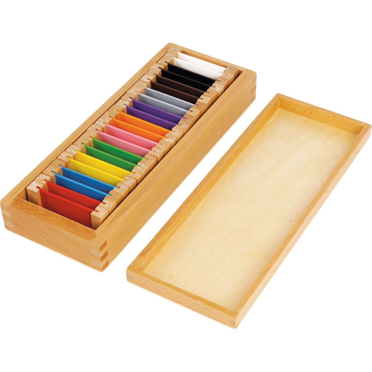 Montessori-Farbtäfelchen