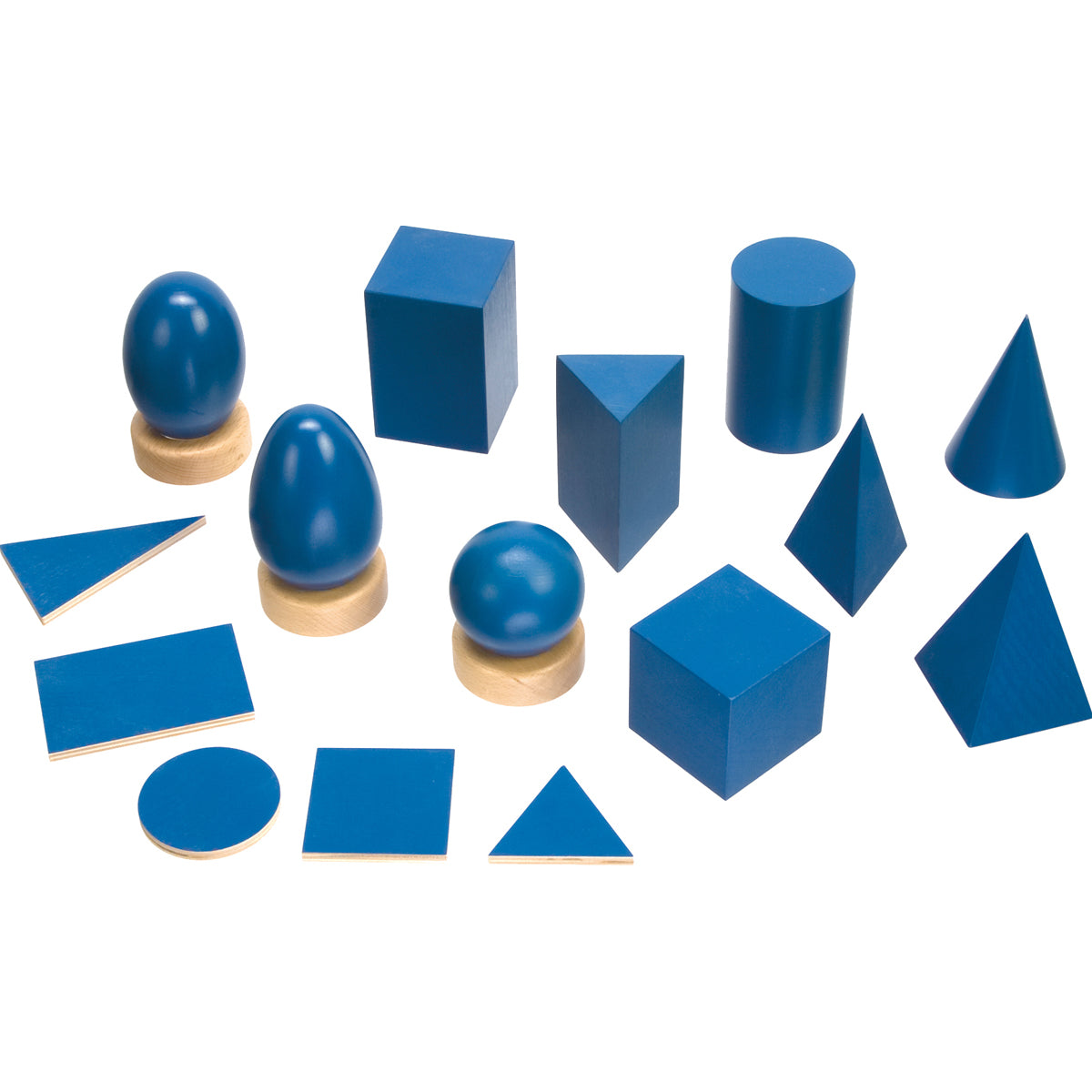 Montessori-Geometrische Körper mit Ständern