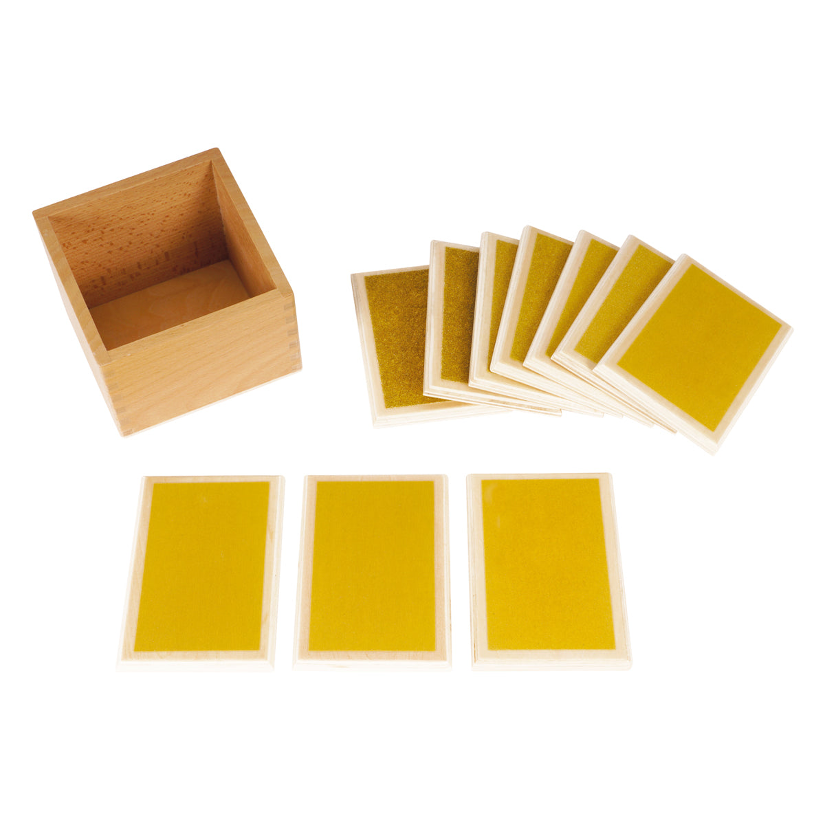 Montessori-Tasttäfelchen grob-fein