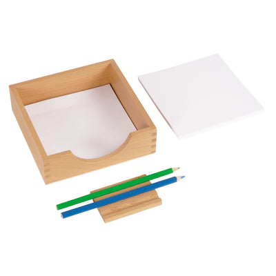 Montessori-Einsatzfigurenpapier, 100 Blatt