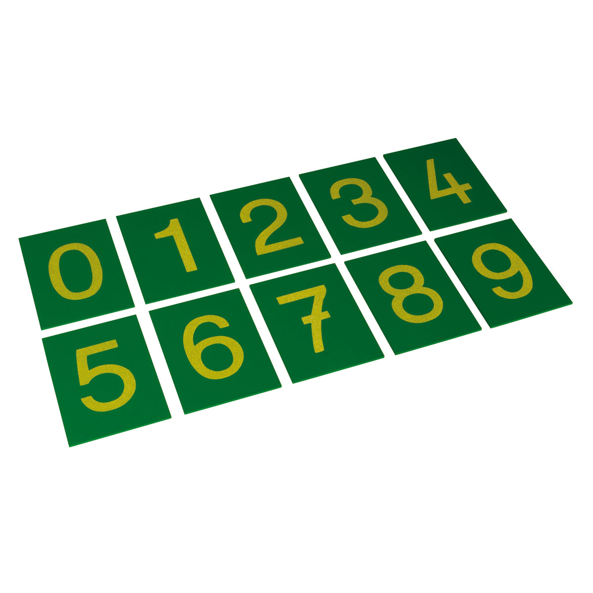 Montessori-Sandpapier-Ziffern 0–9