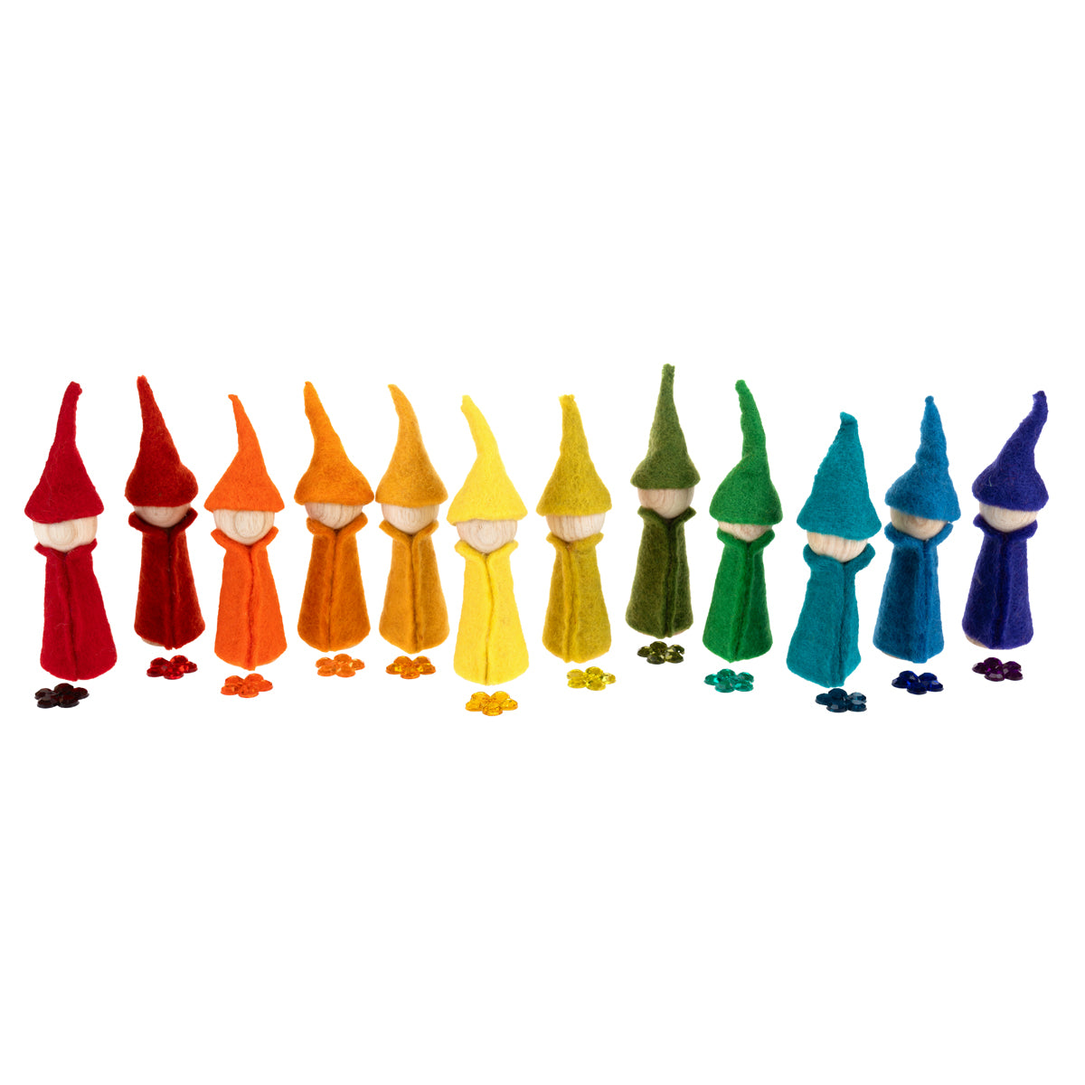 Filzspielfiguren „12 Monate“, 12er-Set