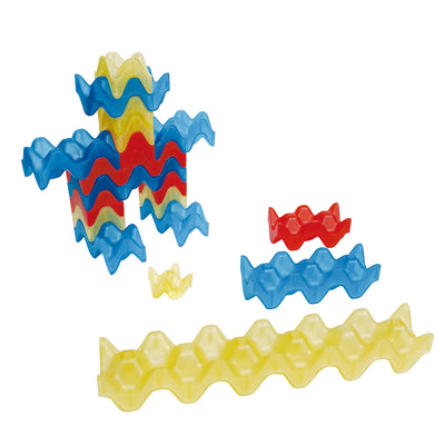 Eierbecher-Blocks – Transparent, 45 Teile
