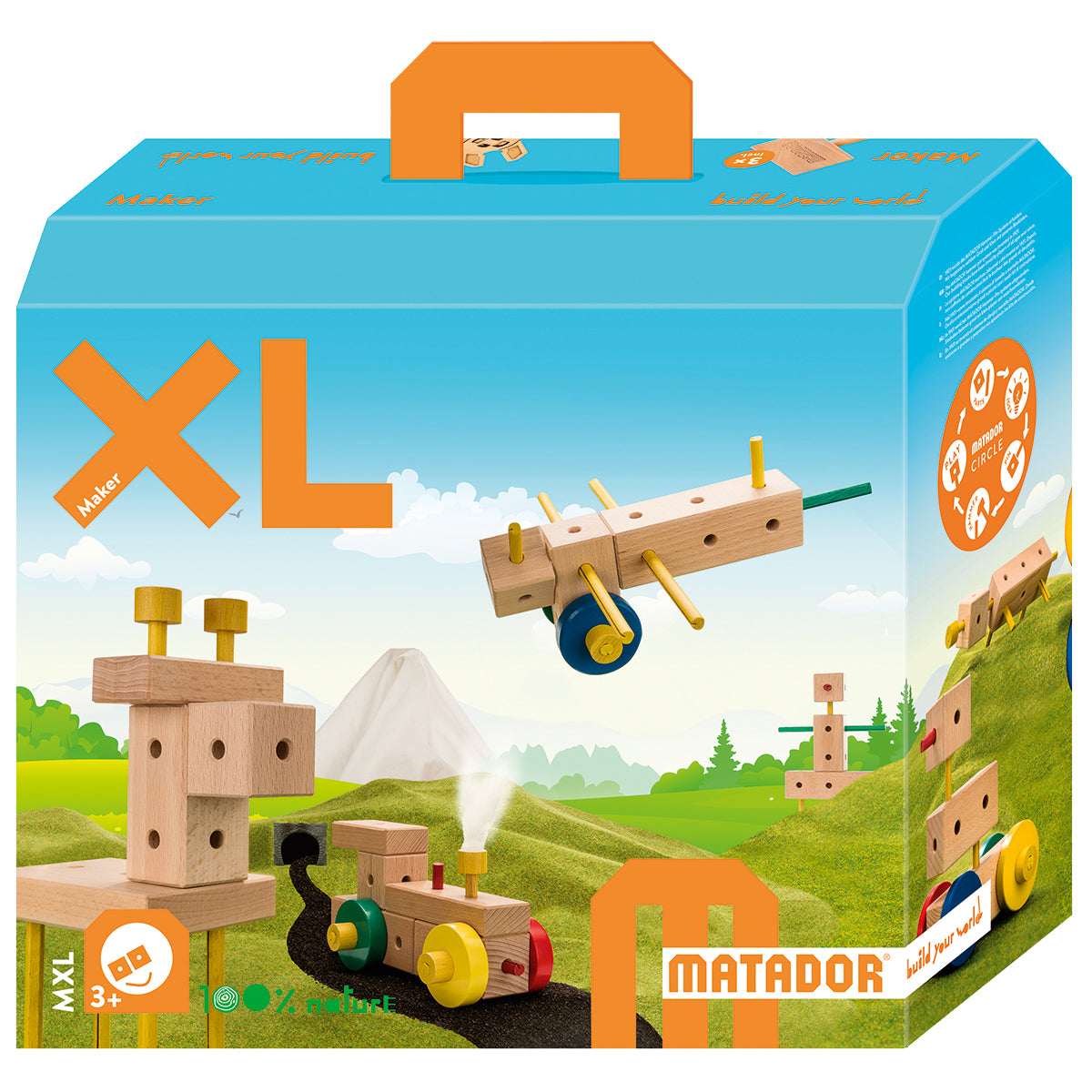 Matador Maker Holzbaukasten – MXL, 350 Teile