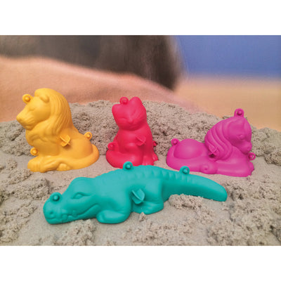 Sandformen 3D, 4er-Set – Klein (für drinnen)