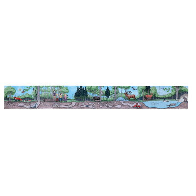 Bodenpuzzle „Entdecke den Wald“, 40-teilig