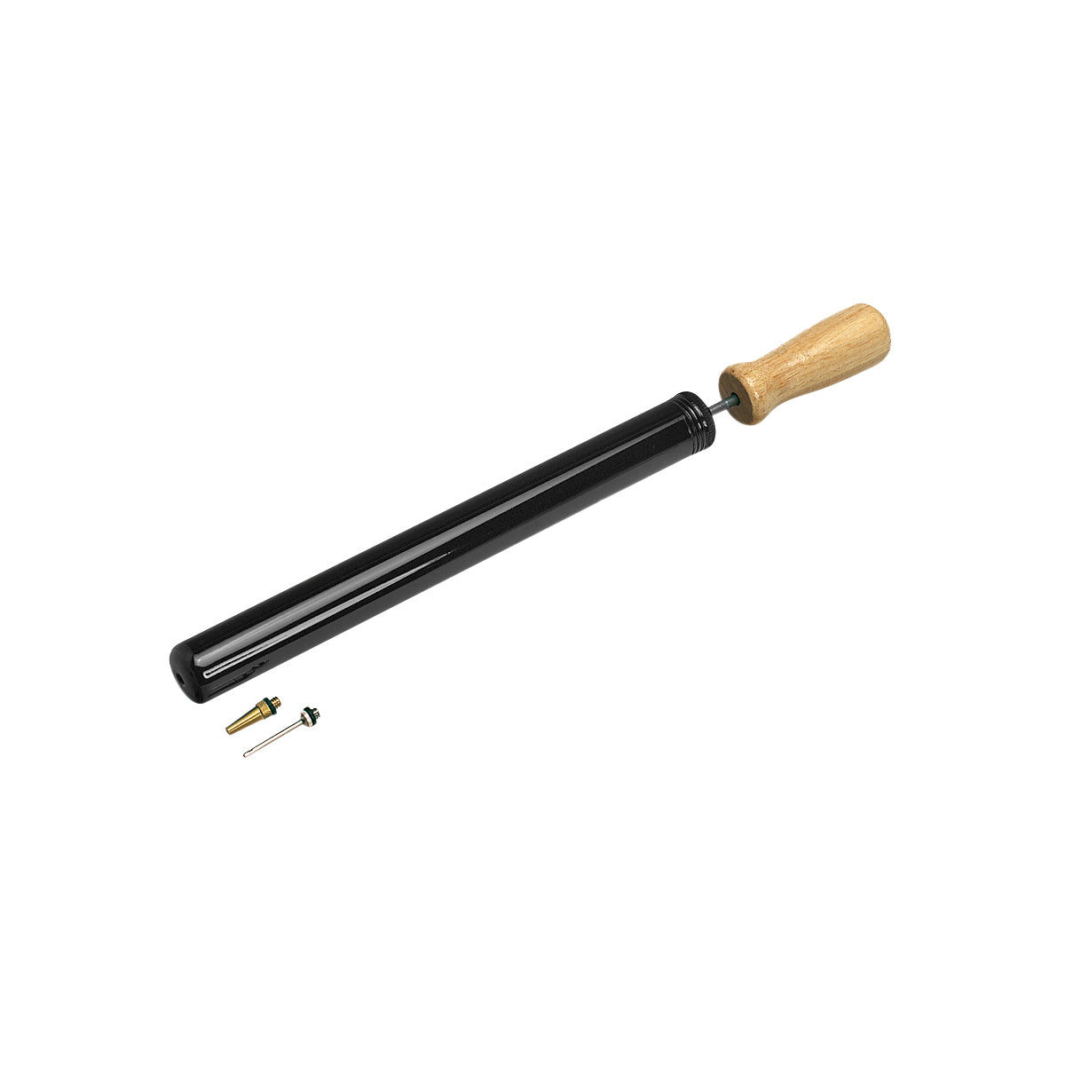 Hand-Ballpumpe mit Holzgriff